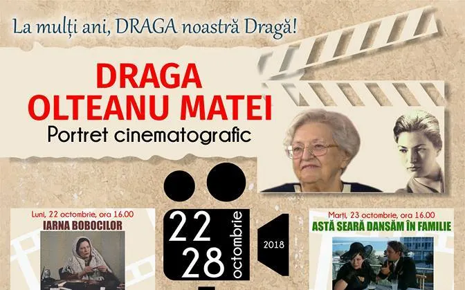 Seară aniversară dedicată actriţei Draga Olteanu Matei