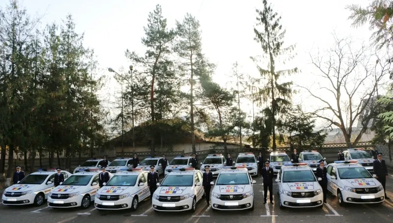 16 mașini noi la Poliția Neamț (FOTO)