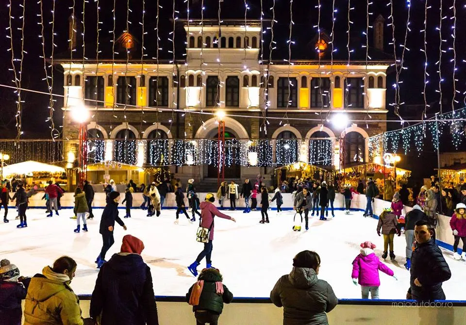 Patinoar la Curtea Domnească din Piatra-Neamț