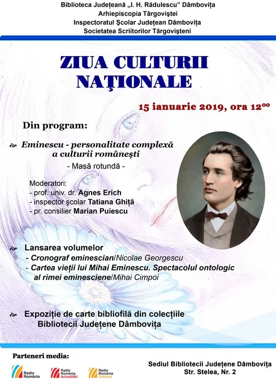 Ziua Culturii Naţionale, la Biblioteca Județeană