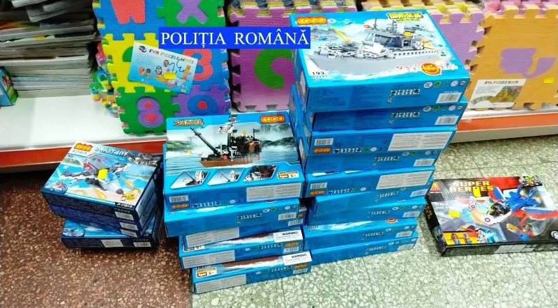 Femeie cercetată pentru jucării și rechizite școlare contrafăcute (FOTO)