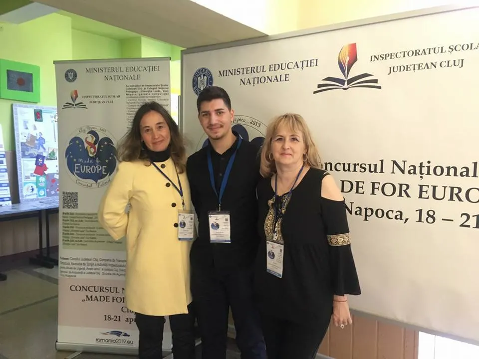 THEODOR NICHIFOR, Premiul I la faza națională a Concursului „Made for Europe”