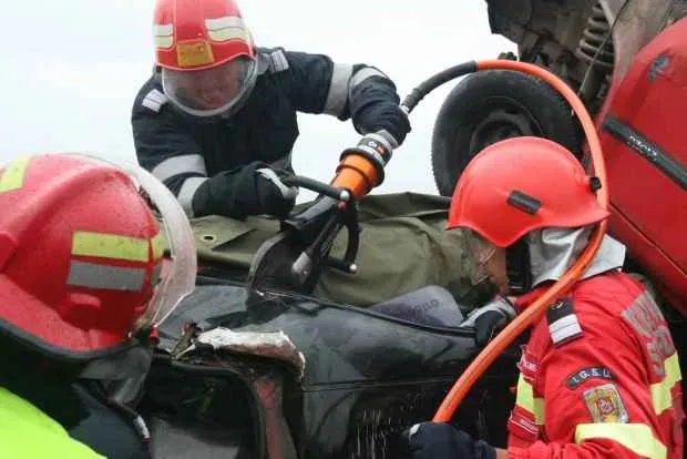 Autoturism răsturnat la Urecheni. Victima, în stare de conștiență