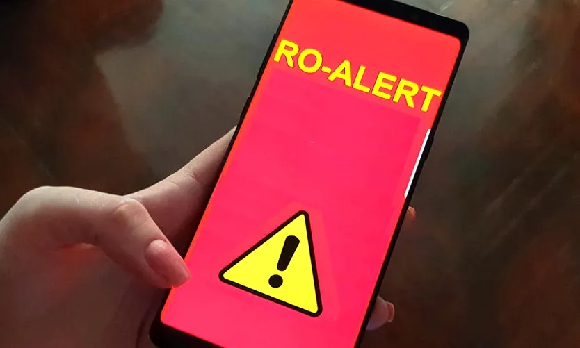 NU sunați la 112 pentru a semnala eventuale deficiențe ale Sistemului RO-ALERT!