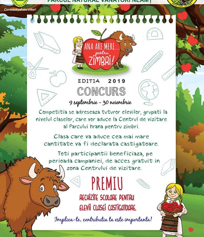 O nouă campanie "Ana are mere..pentru zimbri!"