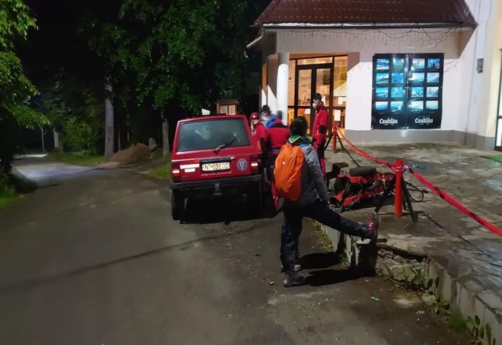 Salvare de noapte în Masivul Ceahlău