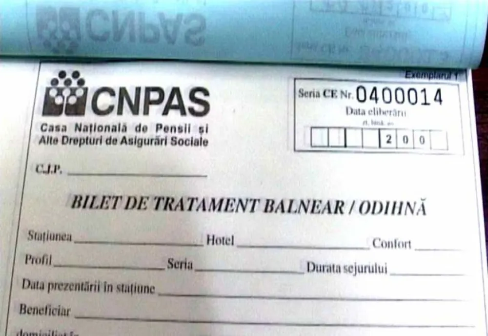 Se reia acordarea de bilete de tratament balnear. În prima serie, în Neamț, sunt disponibile 36 de bilete