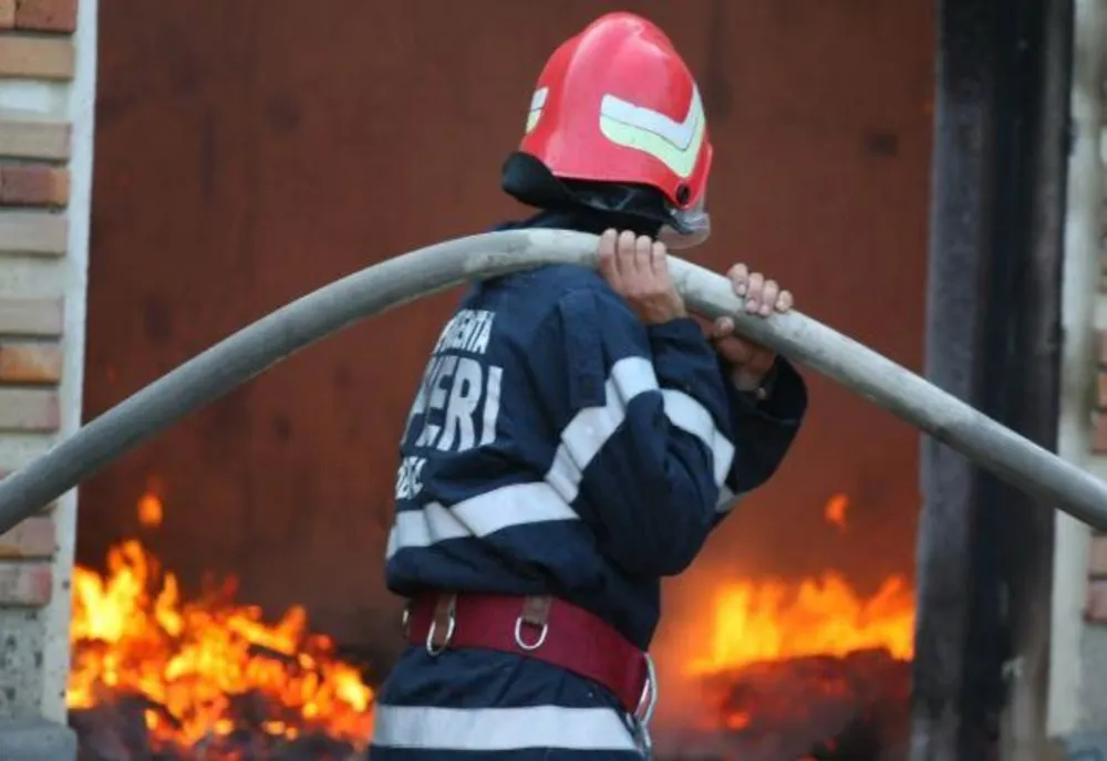 Incendiu la un adăpost de animale. Flăcările puteau pune în pericol și locuința