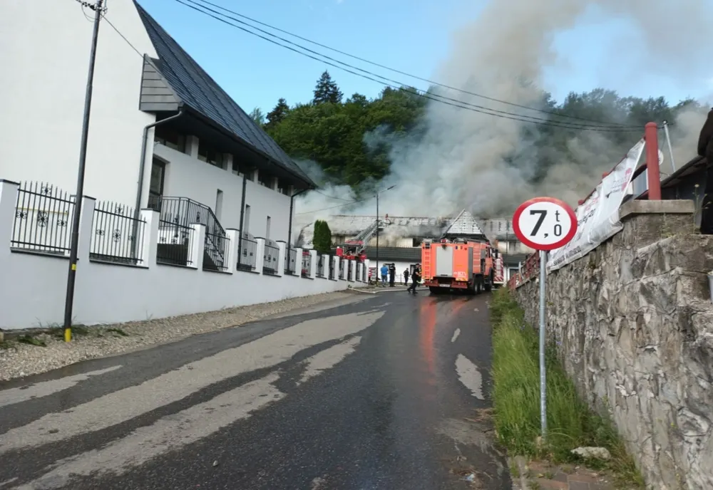 Incendiu la fostul motel Bicaz