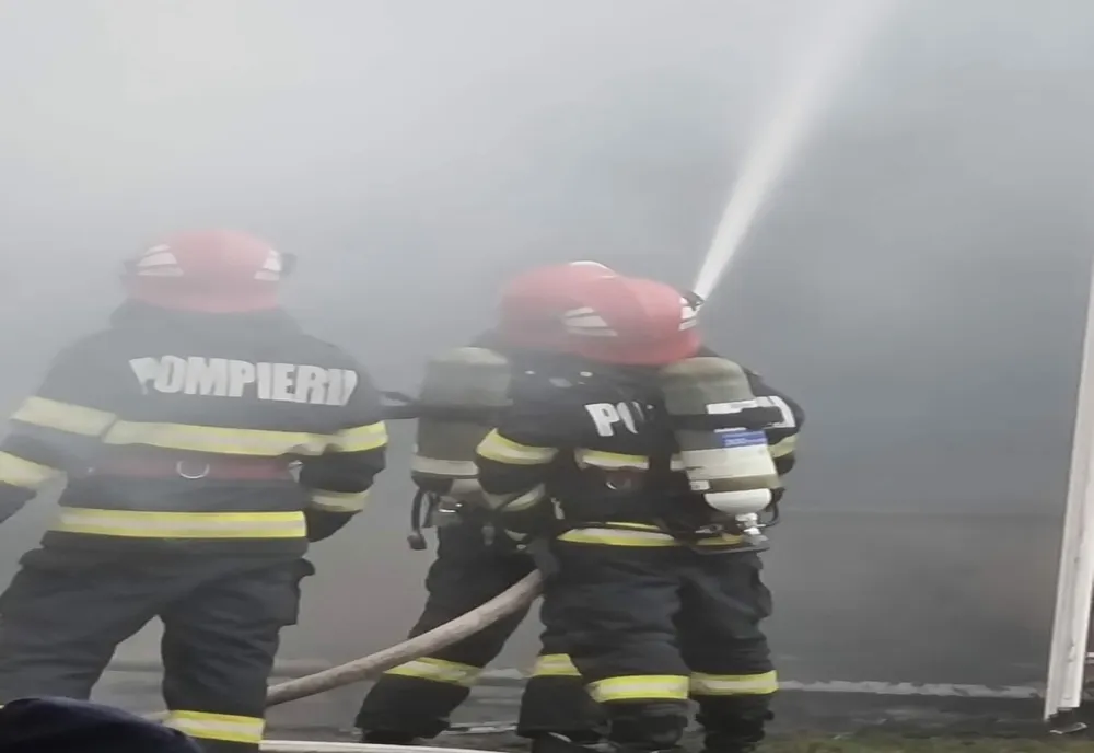 Anexă  gospodărească făcută scrum la Țolici