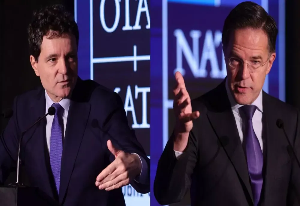 NICUȘOR DAN ȘI MARK RUTTE, LA NATO INDUSTRY FORUM 2025: ”REÎNARMAREA NU ESTE O ALEGERIE, CI O NECESITATE”