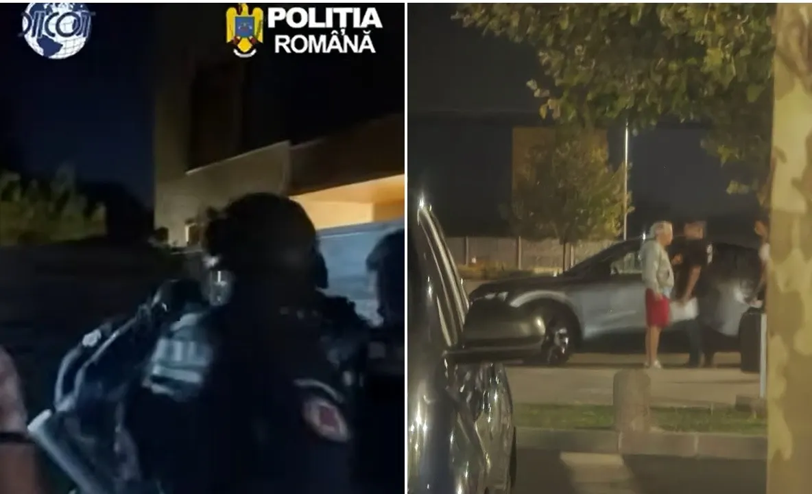 Noi imagini cu momentul intrării mascaților în vila lui Călin Georgescu - VIDEO