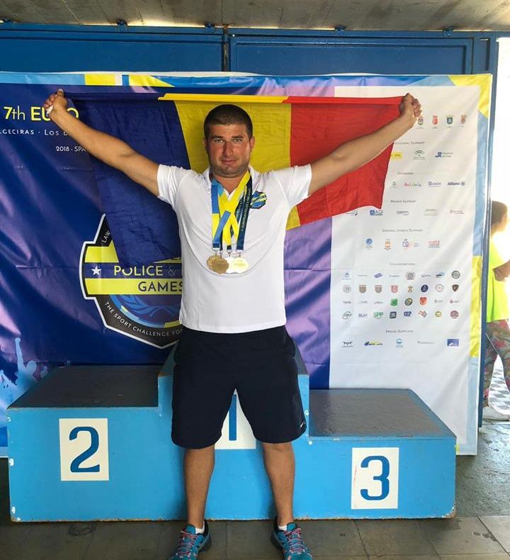 Patru medalii de aur pentru plutonierul Florin Asmarandei