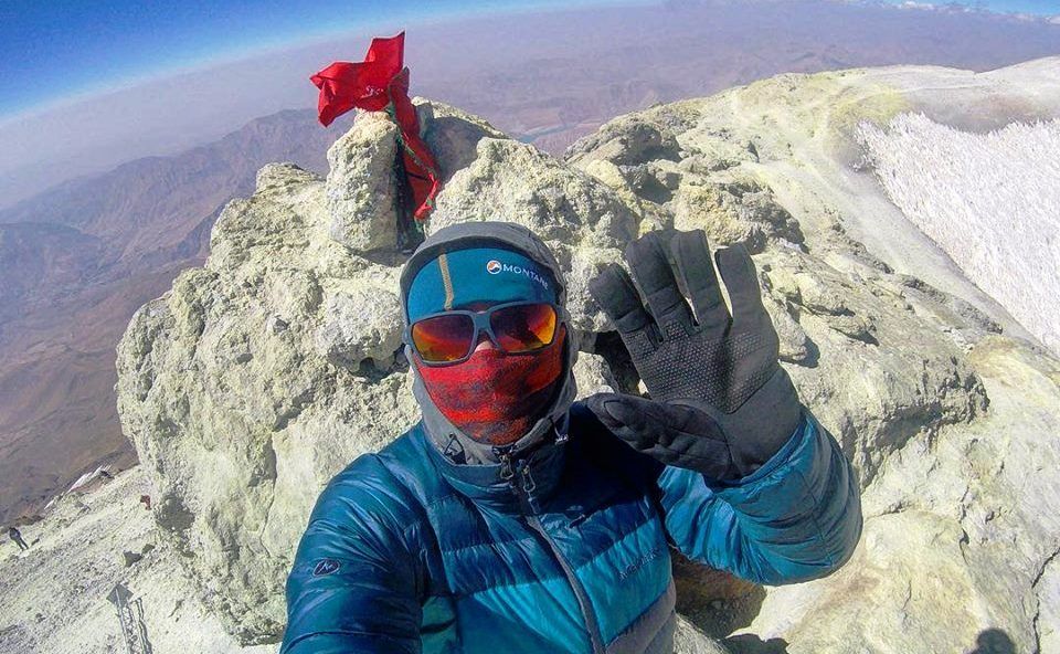 Nemțean pe cel mai înalt munte din Orientul Mijlociu (FOTO)