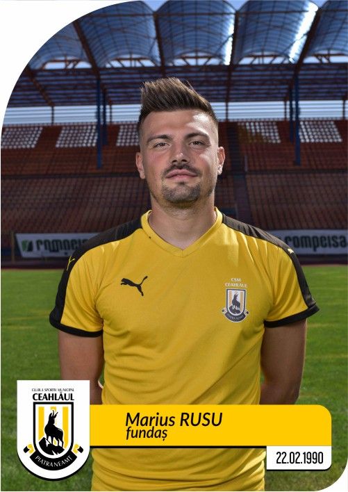 Marius Rusu, fundaș CSM Ceahlăul: ”Îmi plac personajele pozitive”