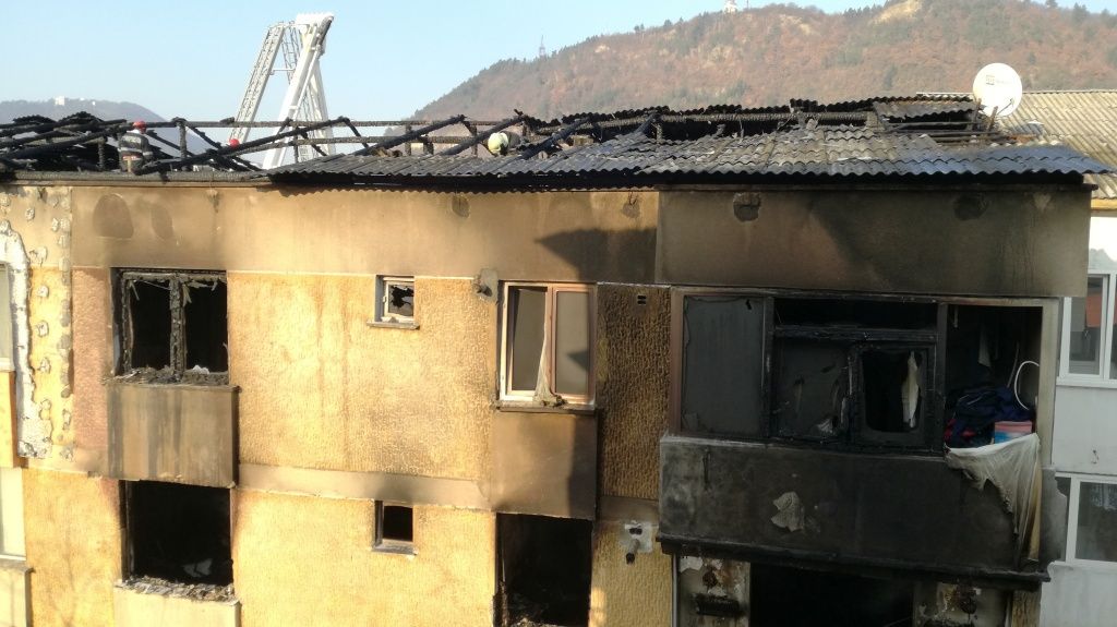 Cauza și pagubele exploziei din Piatra-Neamț (FOTO)