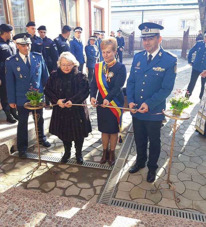 Sebastian Cucoş, fost șef al Jandarmeriei în timpul protestelor, a inagurat Postul de Jandarmi din Bălțătești