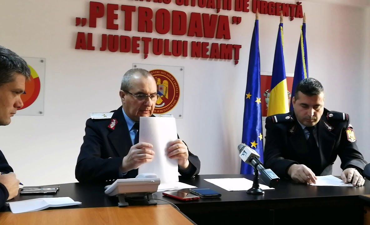 Conferință de presă la ISU Neamț (VIDEO)