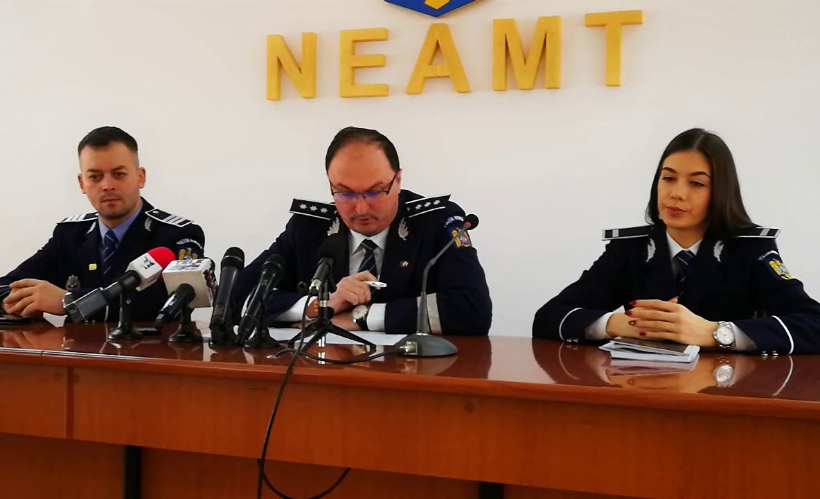 Bilanțul activității IPJ Neamț. Conferință de presă (VIDEO)