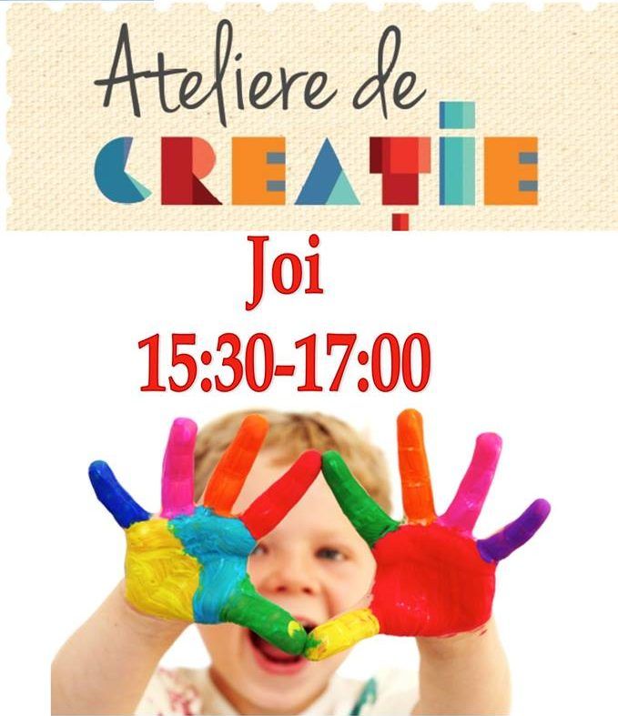 10 ateliere de creație pentru copii, în Speranța