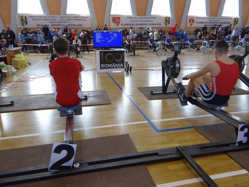 Campionatul național de canotaj pe ergometru, la Piatra-Neamț