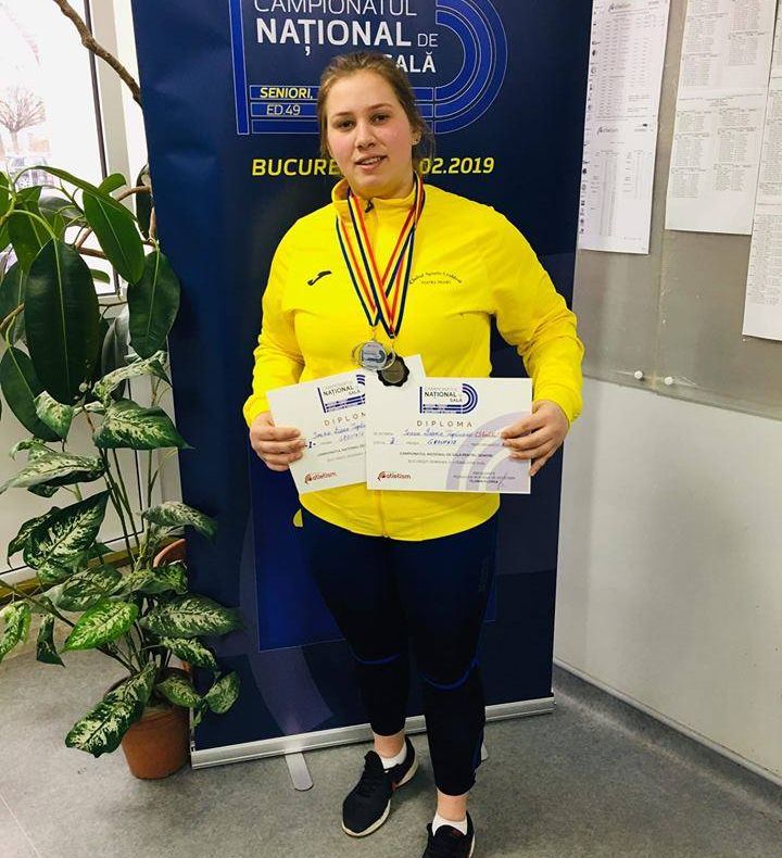 Diana Țigănașu, aur și argint la Naționalele de tineret