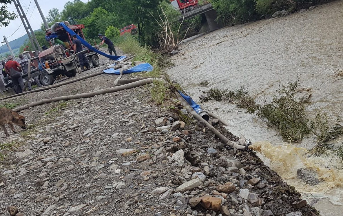 Neamțul, sub COD PORTOCALIU de inundații