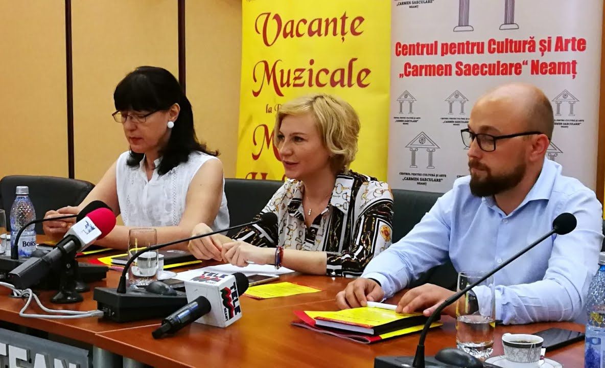 „Vacanţe Muzicale la Piatra-Neamţ” – Conferință de presă (VIDEO)