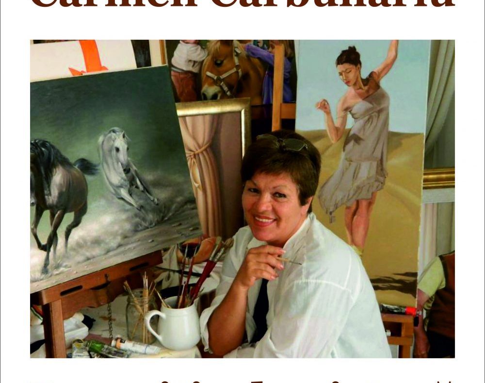 Expoziție de pictură Carmen Cărbunariu, la Biblioteca Județeană (FOTO)