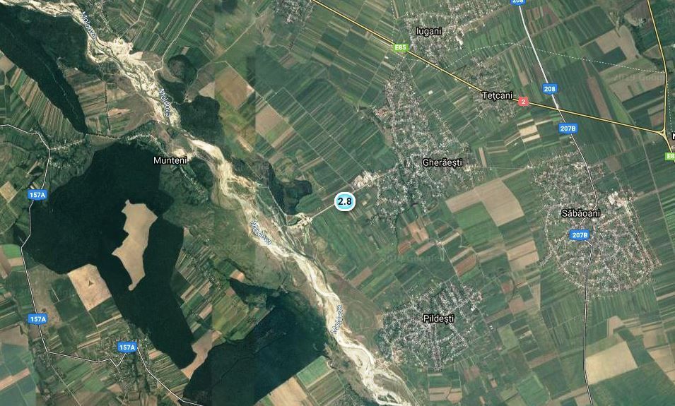 Cutremur cu epicentrul în județul Neamț