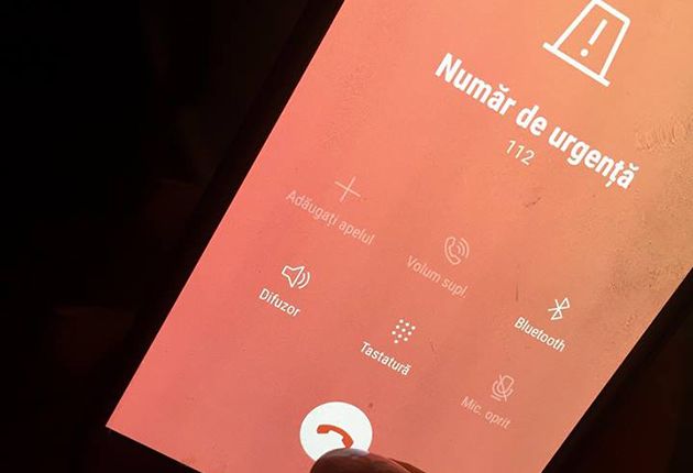 Desfășurare de forțe pentru un APEL FALS la 112