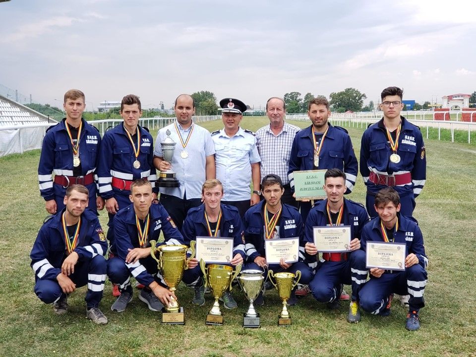 SVSU Săbăoani, cel mai bun serviciu voluntar pentru situații de urgență din țară (FOTO)