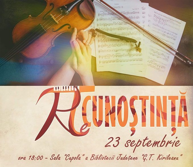 „reCunoștință”, recital la biblioteca județeană