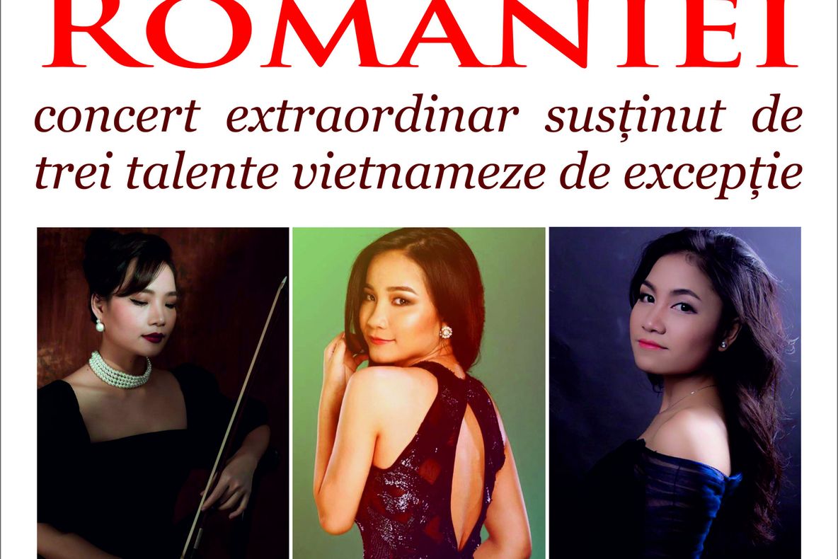 Concert susținut de trei talentate artiste vietnameze, la Biblioteca Județeană