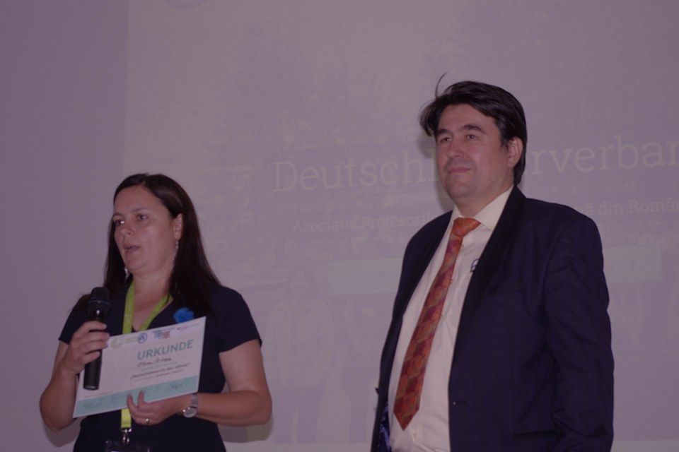 Elena Mitrea, profesorul anului la limba germană