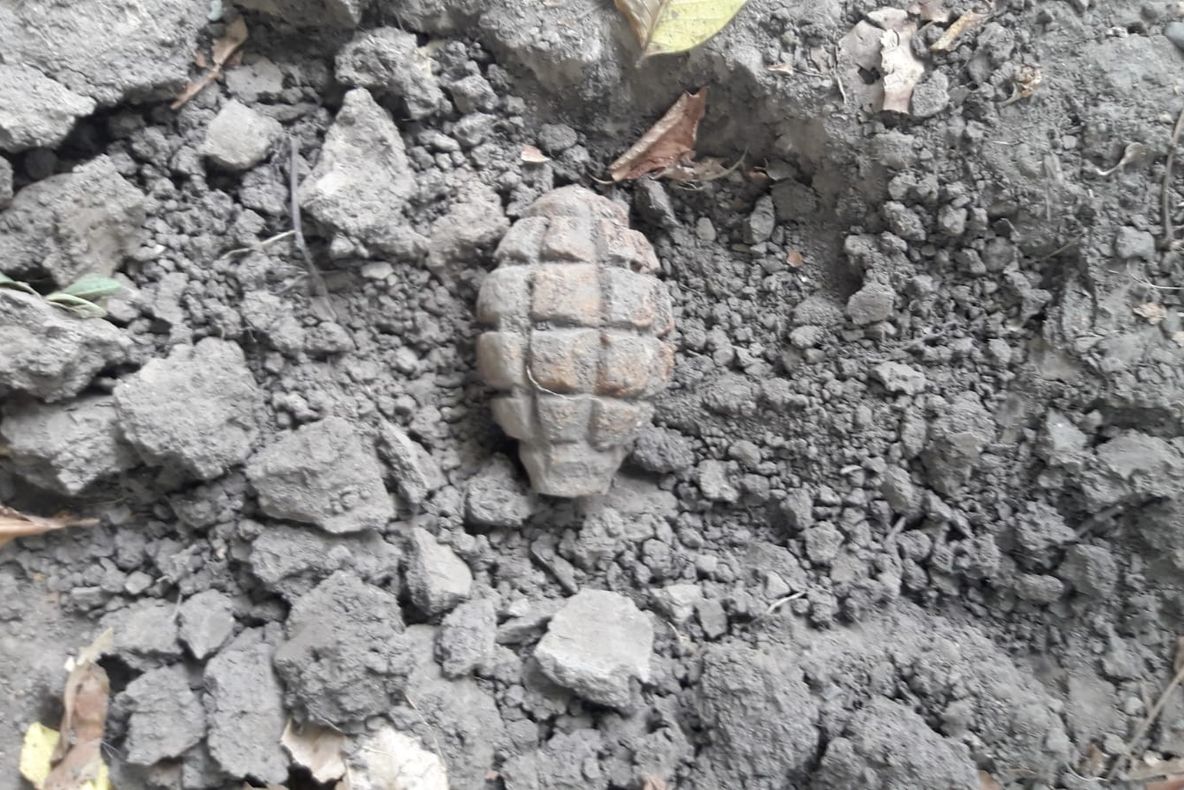 Grenadă găsită într-o curte din Bodești