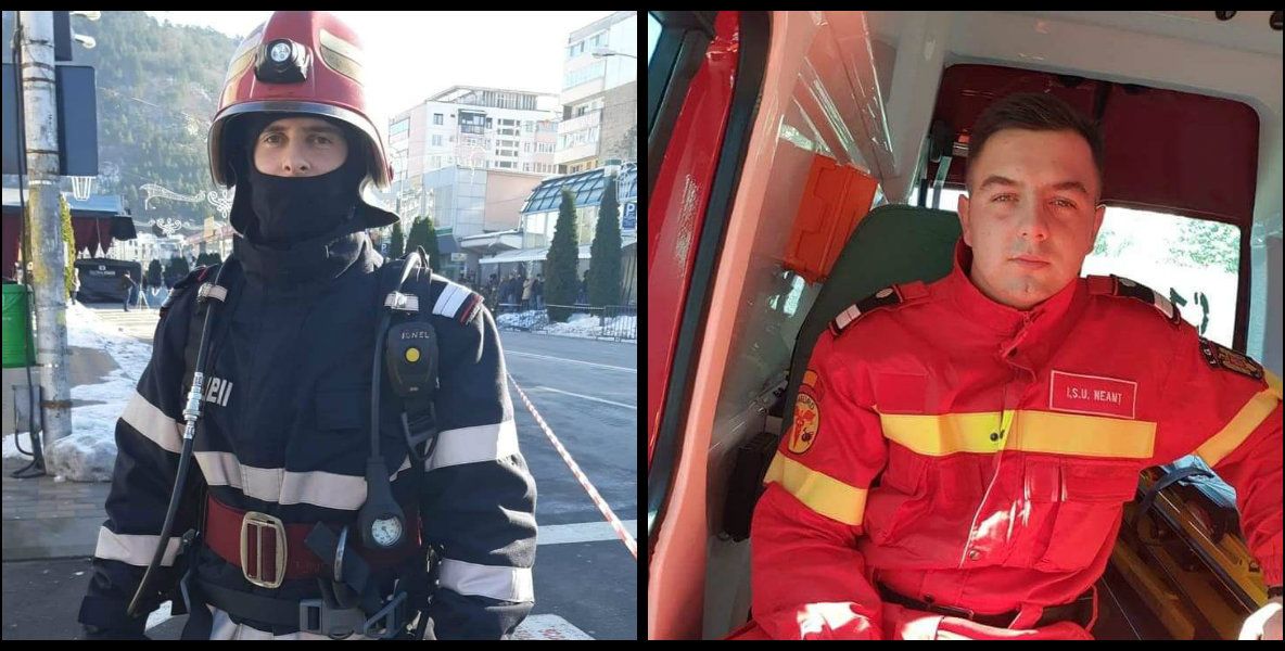 Doi pompieri, la datorie… în haine civile (FOTO)