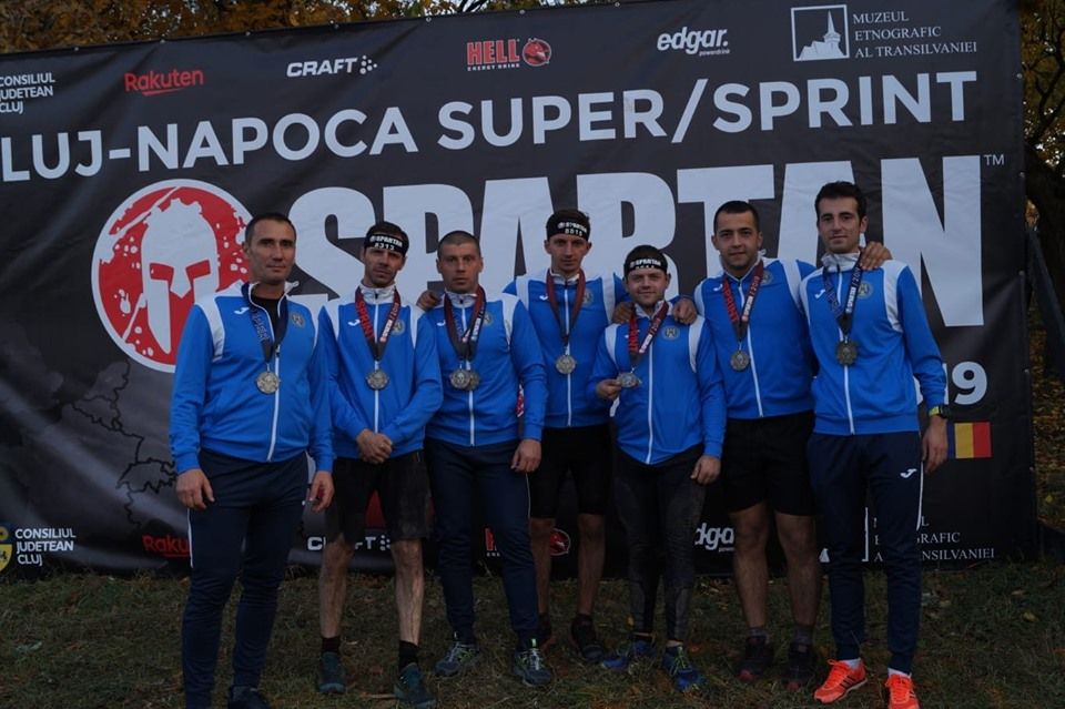 Pompierii nemțeni, locul doi la Spartan Sprint România 2019