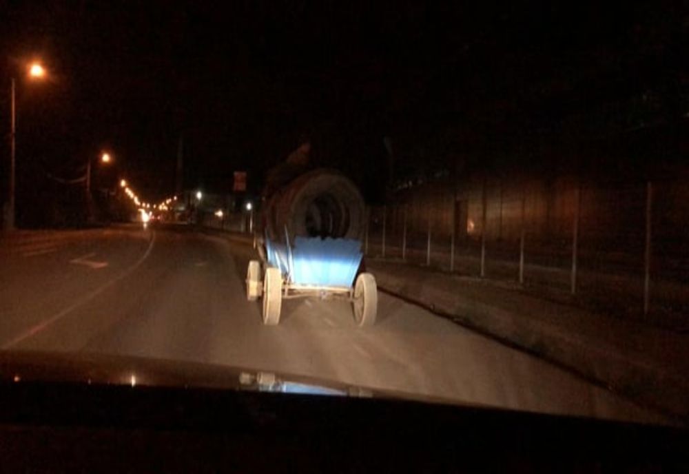 Căruțaș beat, pericol public!