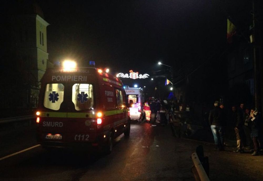 Trei persoane au ajuns la spital după explozia unei butelii