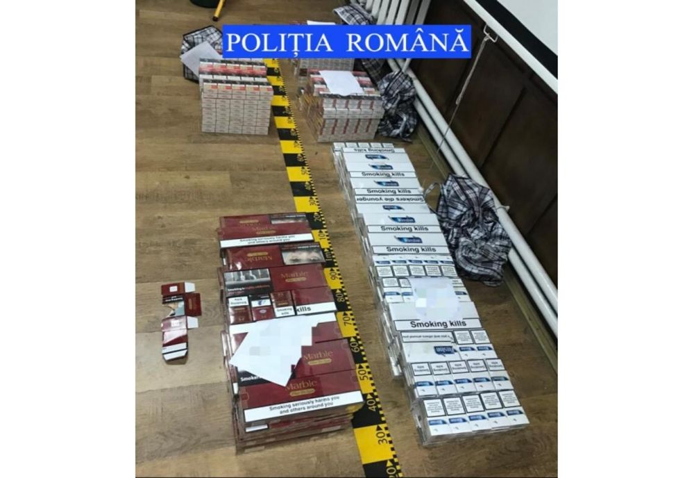 Peste 57.000 de țigarete, confiscate și un bărbat a fost reținut
