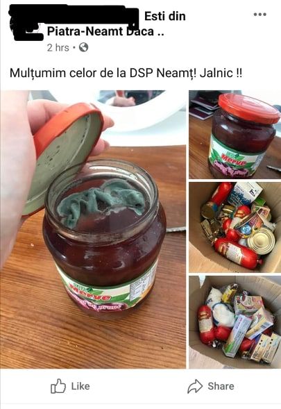Compot cu mucegai într-un centru pentru cei aflați în carantină (FOTO)