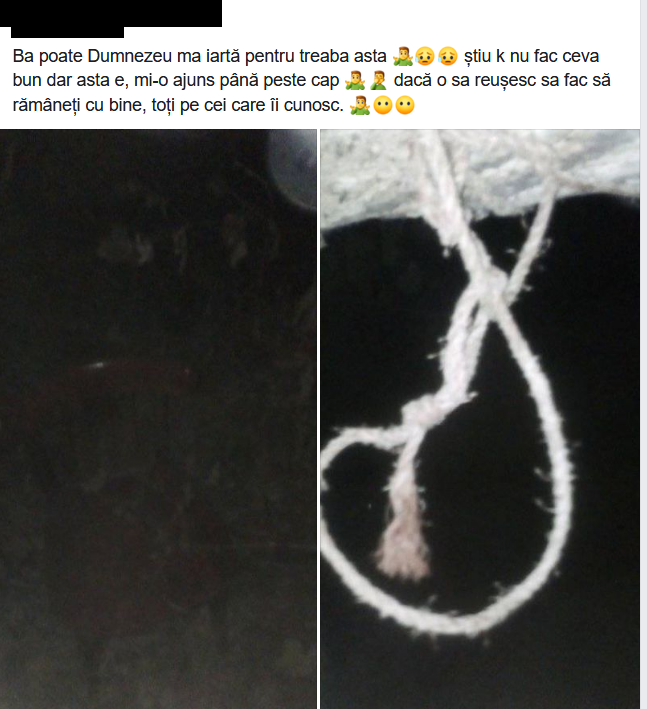 ȘOCANT: Un tânăr de 25 de ani și-a anunțat sinuciderea pe Facebook!