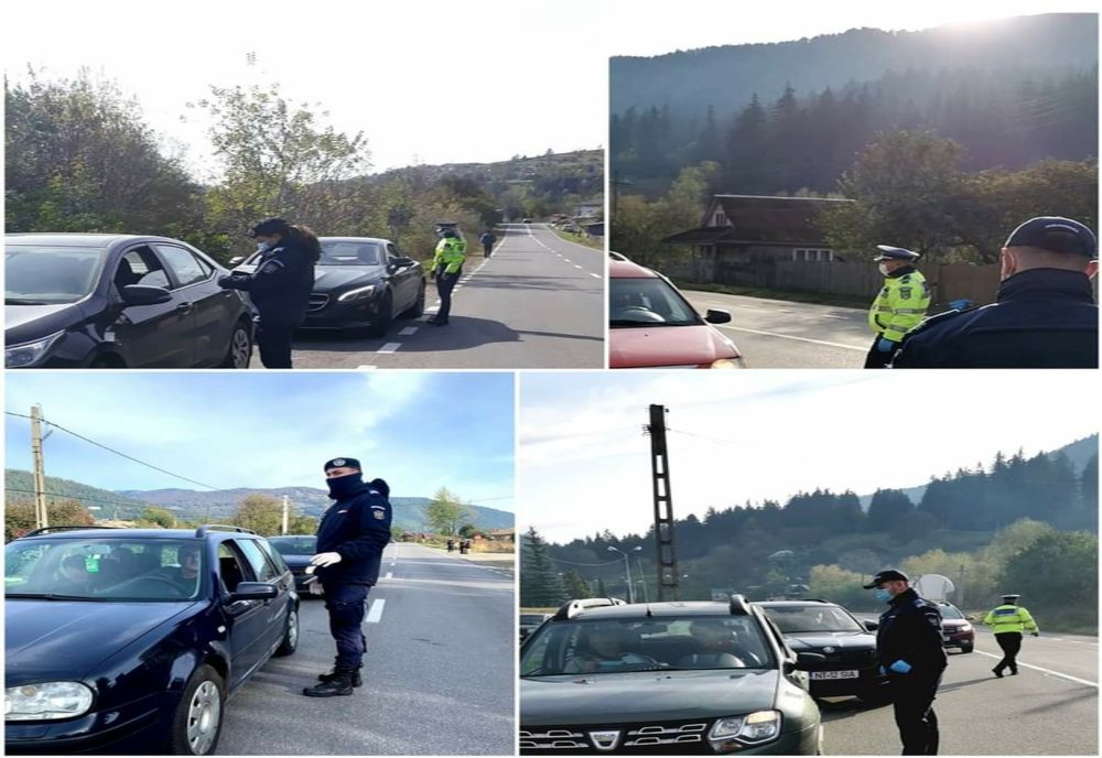 Misiuni desfășurate de forțele de ordine în localitățile carantinate Tarcău și Tașca