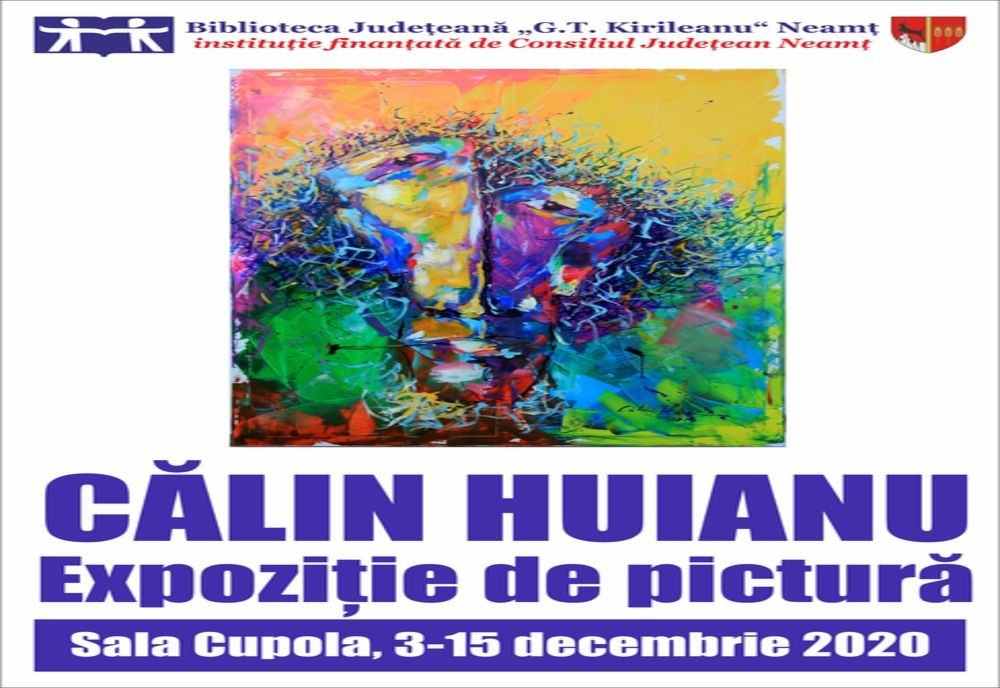 Expoziție de pictură Călin Huianu, la Biblioteca Județeană