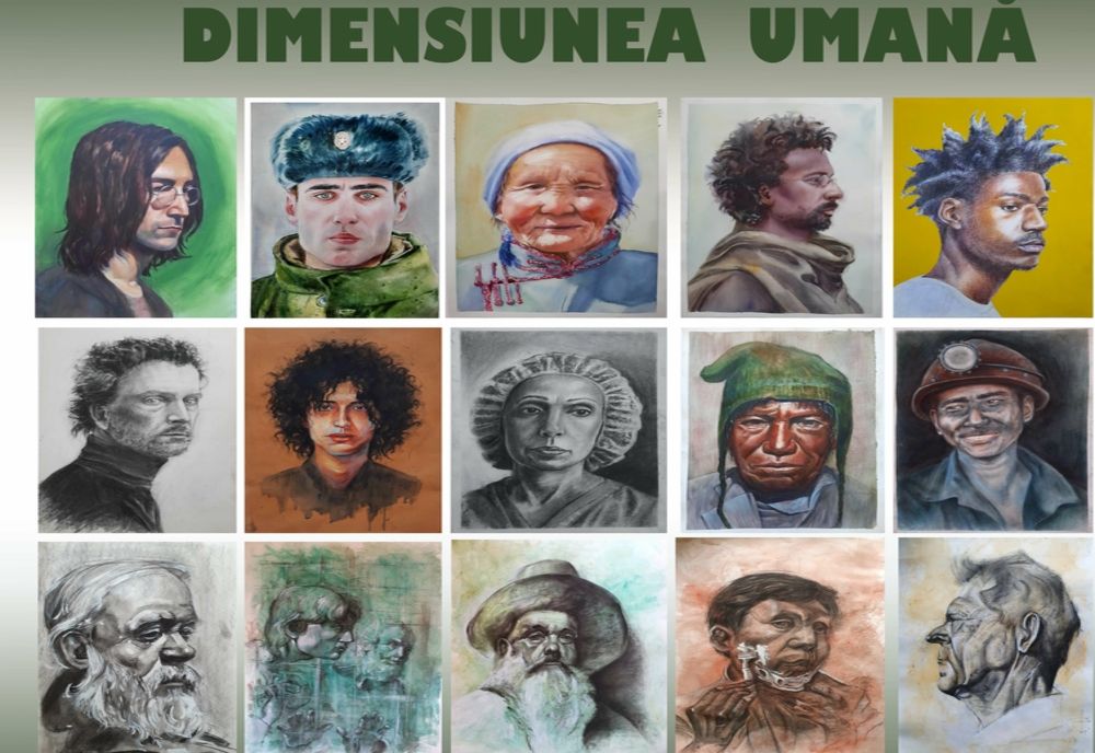 Expoziție de portret „Dimensiunea umană“, la Biblioteca Județeană