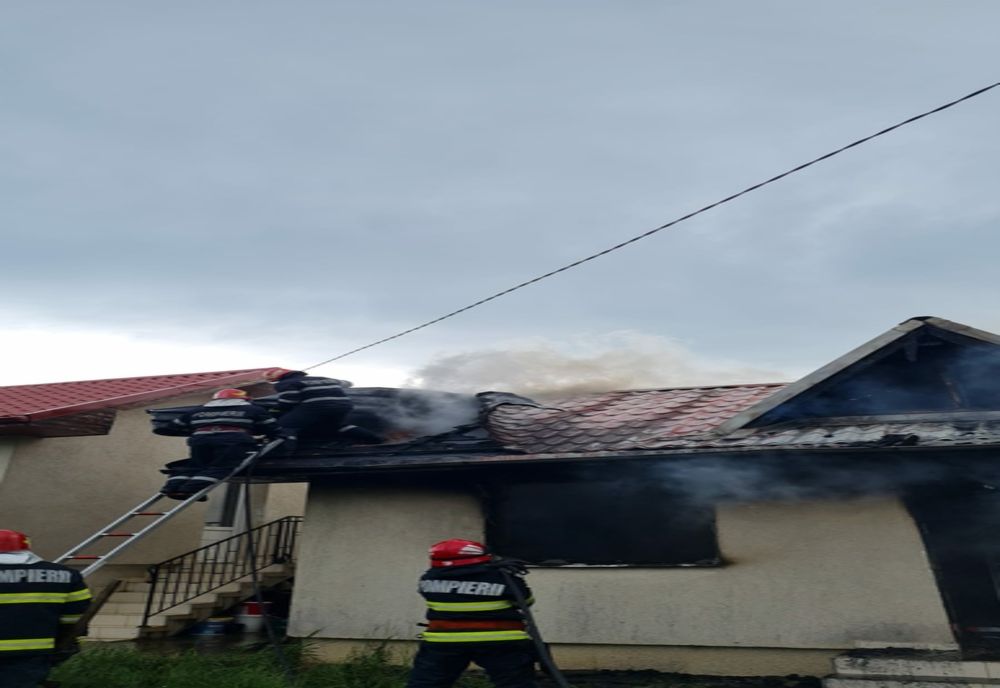 Incendiu la o anexă din cadrul Centrului de ajutor pentru viață Turturești