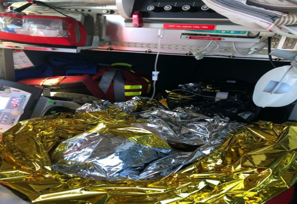 Una dintre victimele accidentului din Gara Roman, transportată la Iași cu elicopterul