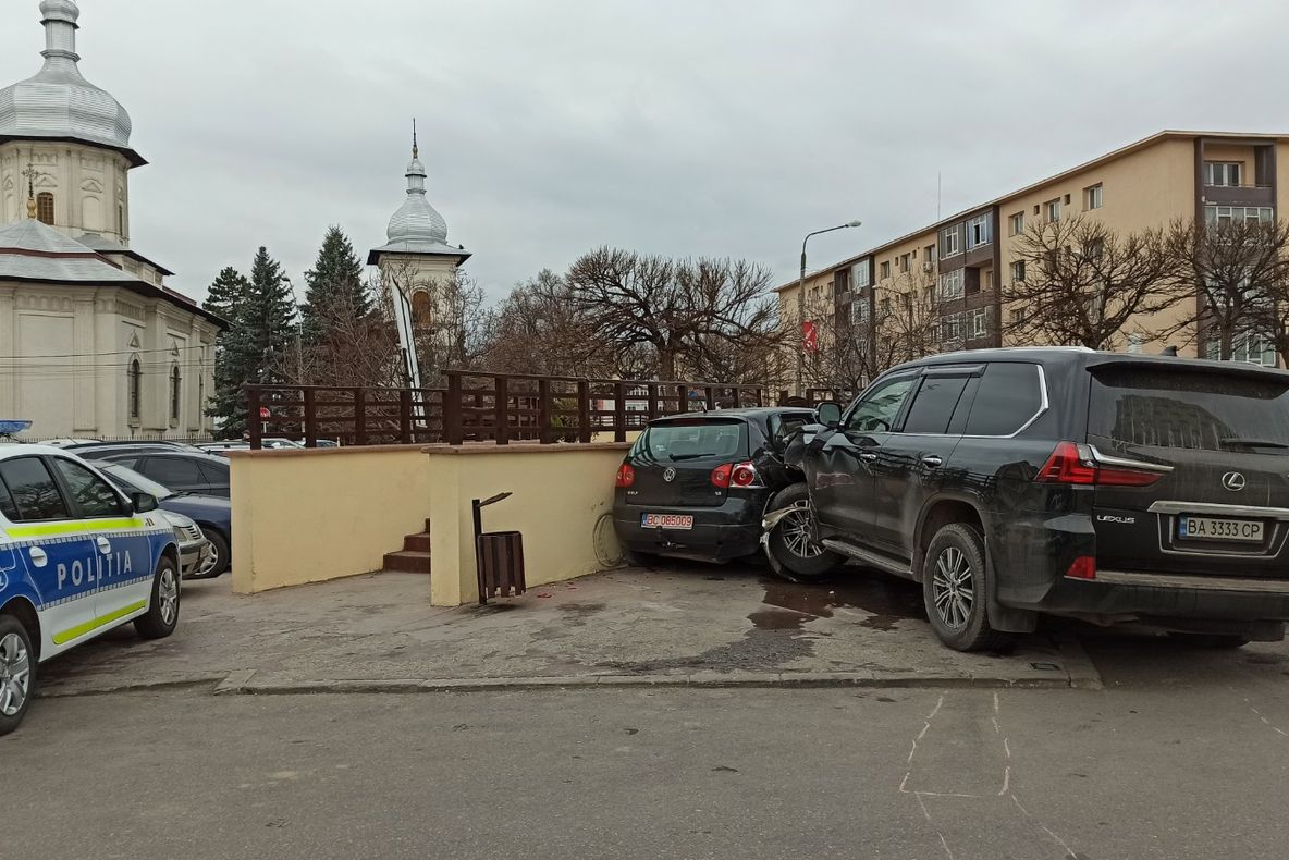 Femeie accidentată de un șofer din Ucraina