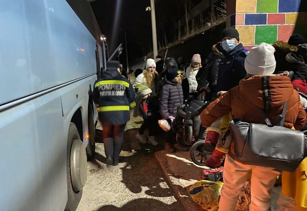 Autocare cu refugiați în Piatra Neamț